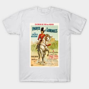 Paris à Londres Vintage Poster 1890s T-Shirt